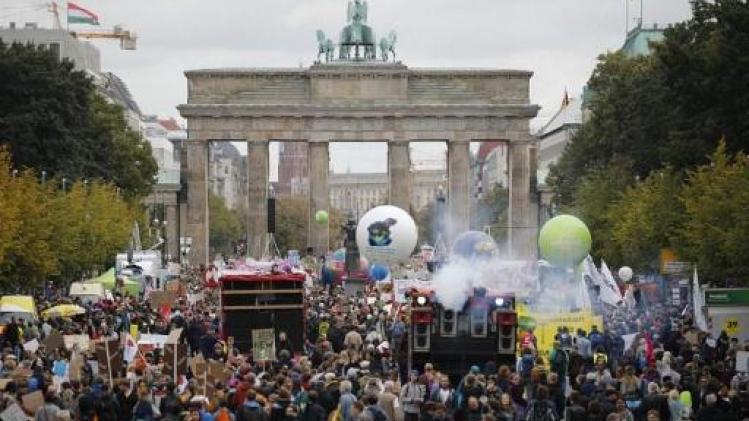 Duitse manifestaties op gang terwijl regering klimaatakkoord zoekt