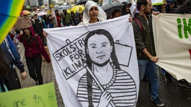 Opkomst wereldwijde klimaatstaking stemt boegbeeld Greta Thunberg "heel hoopvol"