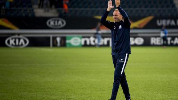Europa League - Gent-coach Jess Thorup is enkele jaren ouder geworden in wedstrijd tegen Saint-Étienne