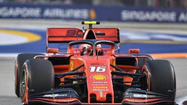 Charles Leclerc (Ferrari) verovert pole