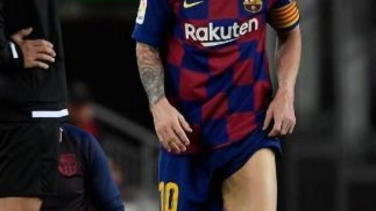 La Liga - "Messi uit voorzorg gewisseld"