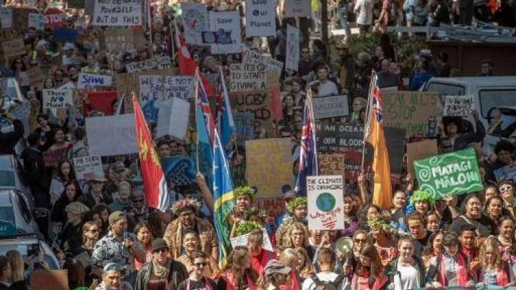 Grote opkomst voor eerste intergenerationele klimaatstaking in Nieuw-Zeeland