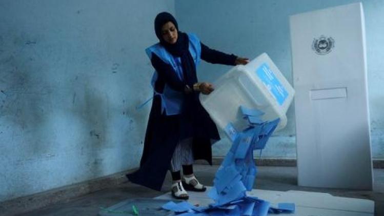 Presidentsverkiezingen Afghanistan - Slechts 10 procent van kiezers bracht stem uit