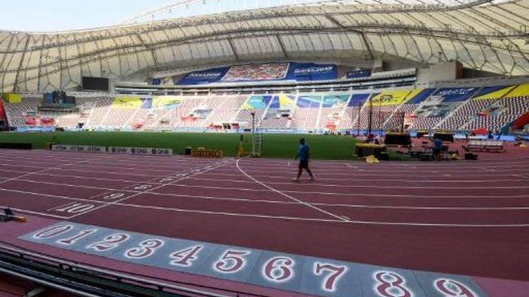 Organisatie WK ateltiek verklaart leeg stadion: "Late starttijden zijn de oorzaak"