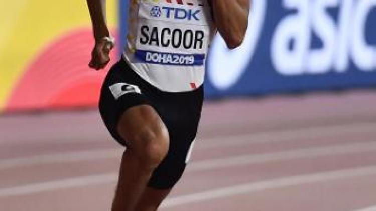 Sacoor uitgeschakeld ondanks evenaring record: "Ik had graag onder de 45.00 gelopen"