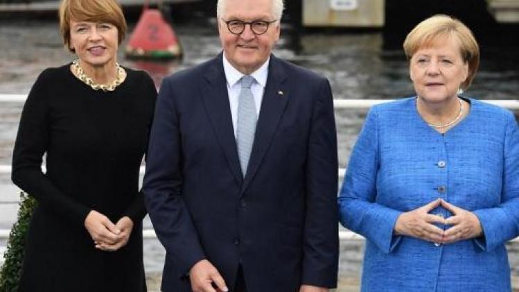 Duitse leiders vieren 29 jaar van hereniging in Kiel