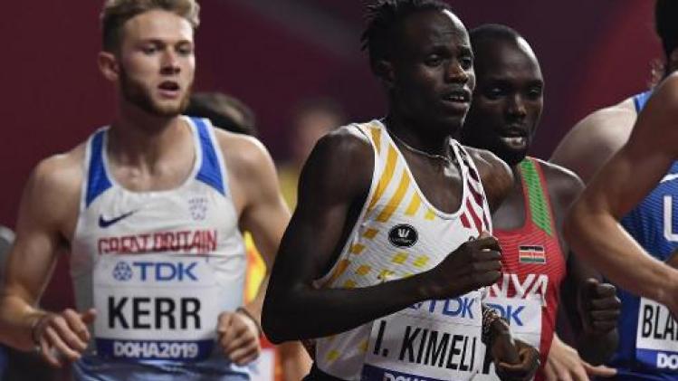 WK atletiek - Isaac Kimeli plaatst zich voor de halve finales van de 1.500m