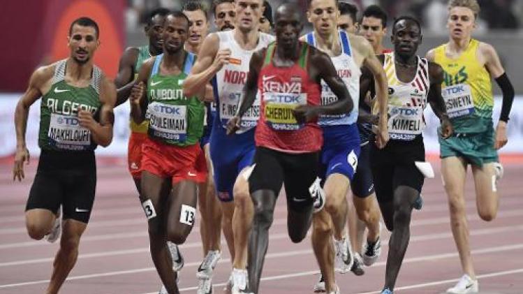 Isaac Kimeli strandt in halve finales 1.500m