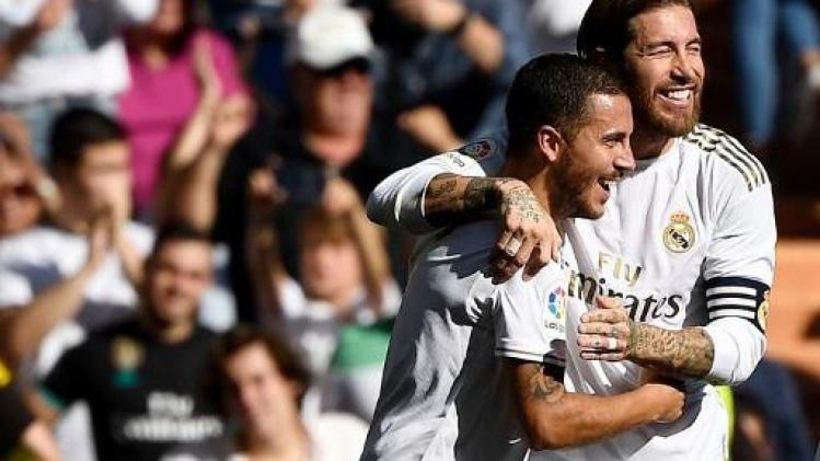 Belgen in het buitenland - Hazard helpt Real met doelpunt en assist aan thuiszege tegen Granada