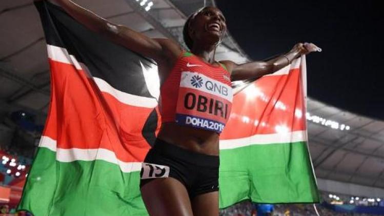 WK atletiek - Keniaanse Hellen Obiri verlengt wereldtitel op 5.000m