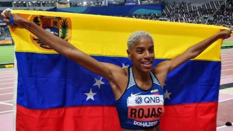 WK atletiek - Yulimar Rojas verlengt wereldtitel hink-stap-springen