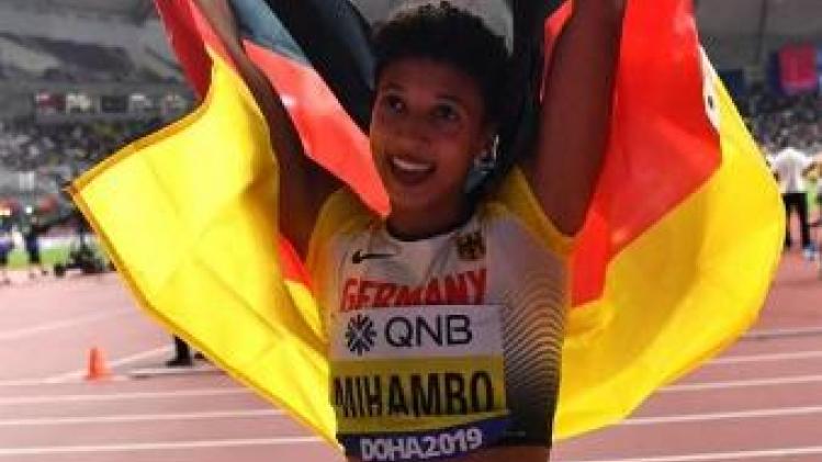 WK atletiek - Malaika Mihambo is beste verspringster
