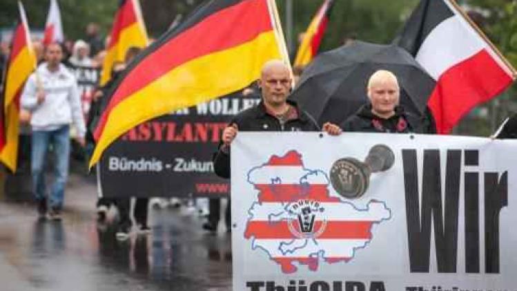 15 agenten gewond bij betoging tegen vreemdelingen in Thüringen
