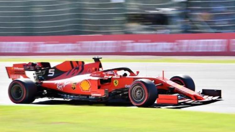 F1 - GP van Japan - Sebastian Vettel (Ferrari) in poleposition op GP van Japan