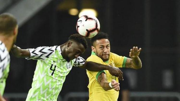 Brazilië kan ook niet winnen van Nigeria