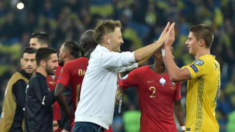 Kwal. EK 2020 - Oekraïne na 2-1 winst tegen Portugal zeker van WK-deelname