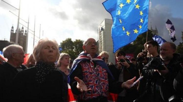 Brexit - Honderdduizenden mensen betoogden in centrum Londen