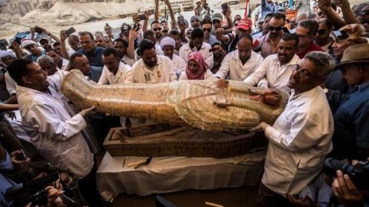 Dertig kisten met 3.000 jaar oude mummies gevonden in Luxor