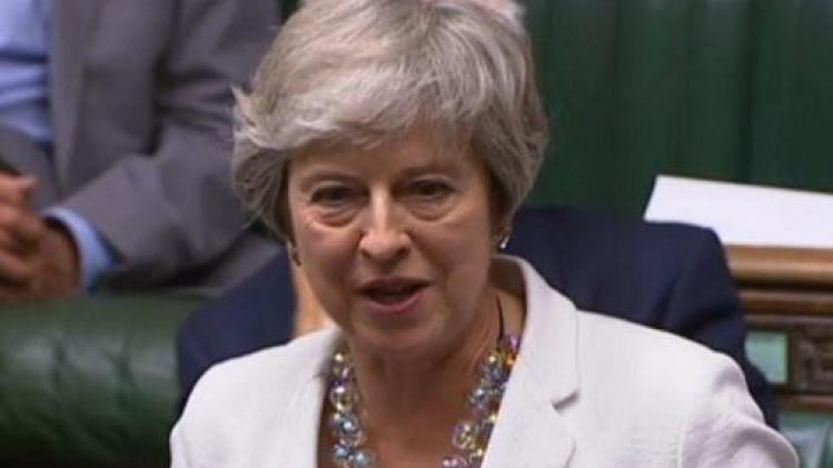 Theresa May roept op akkoord van haar opvolger Johnson te steunen