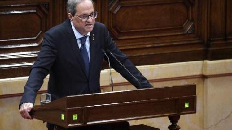 Catalaanse regering vraagt aan Madrid onderhandelingen zonder voorwaarden