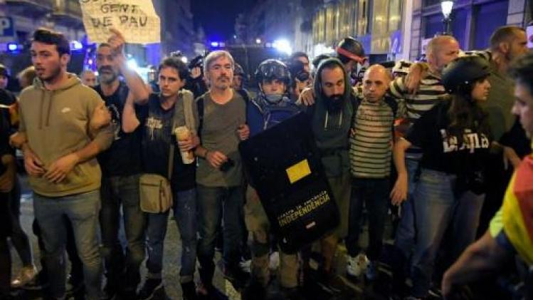 Crisis Catalonië - Protesten in Barcelona verlopen relatief rustig