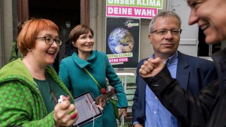 Eerste projectie voorspelt stevige groene winst in Zwitserland