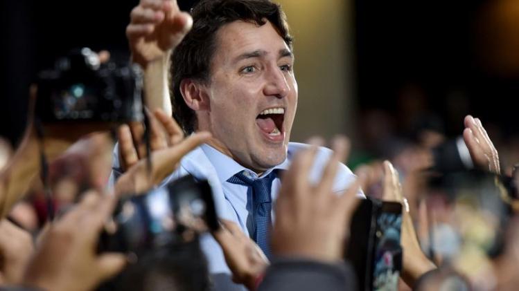 Liberale Partij van premier Trudeau wint parlementsverkiezingen Canada