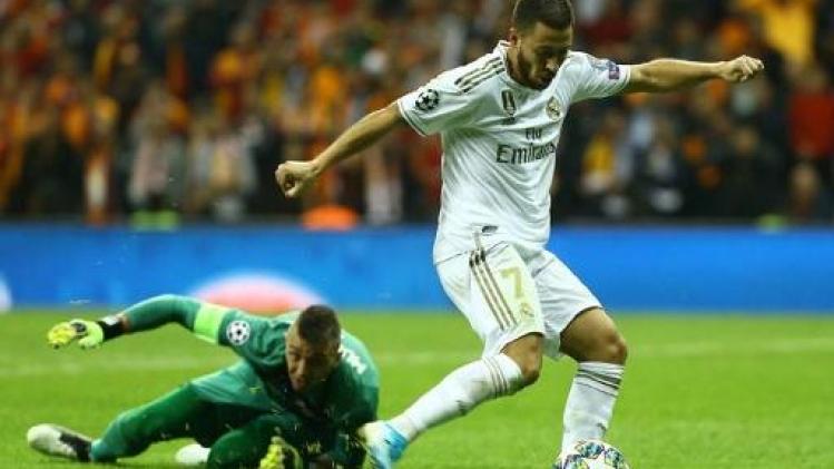 Belgen in het buitenland - Courtois en Hazard winnen met Real Madrid zuinig bij Galatasaray