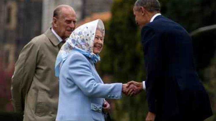 Amerikaanse president ontmoet Britse Queen