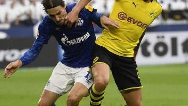 Hazard en Witsel geraken met Dortmund niet voorbij Schalke 04 en moeten leiding afstaan