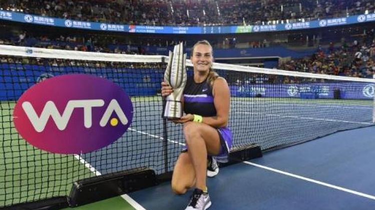WTA Elite Trophy - Aryna Sabalenka pakt de zege in B-Masters