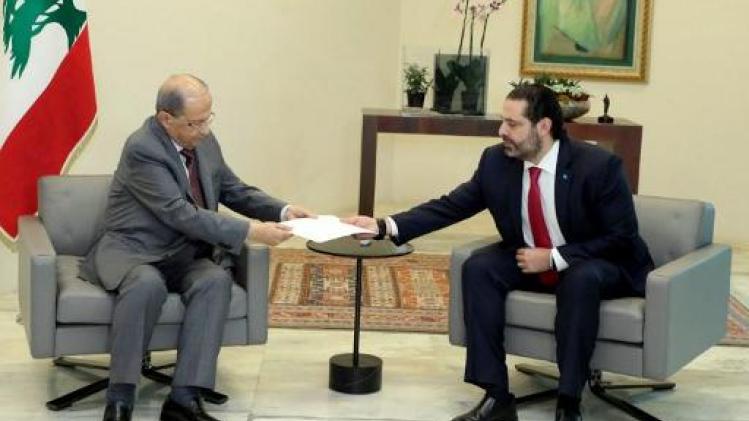 Libanese president belast Hariri met lopende zaken