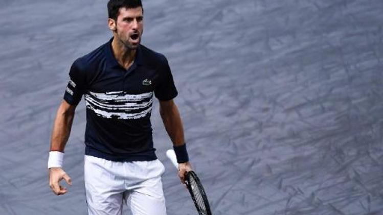 Novak Djokovic is eerste finalist