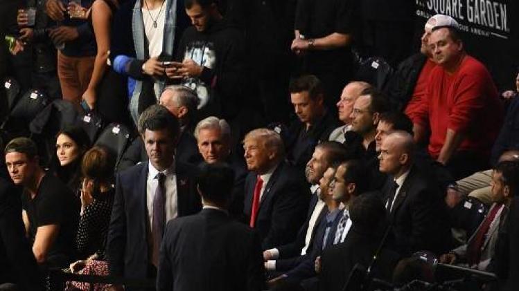 Trump uitgejouwd tijdens MMA-meeting in New York