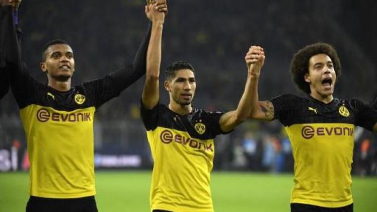 Champions League - Dortmund van Witsel en Thorgan Hazard gaat na rust op en over Inter van Lukaku