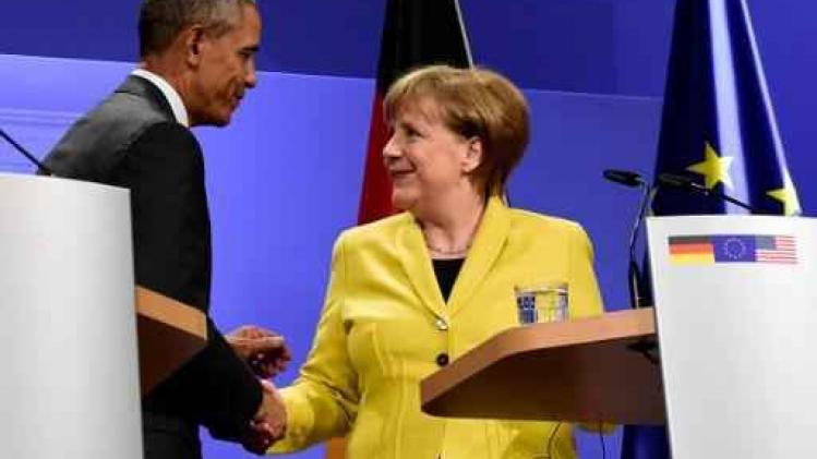 Obama en Merkel willen gesprekken TTIP intensifiëren