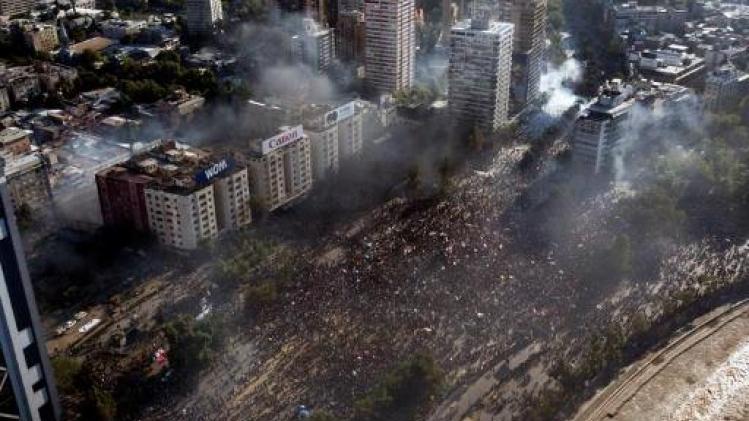 Sociaal protest Chili - Meer dan 200.000 Chilenen komen op straat om te betogen