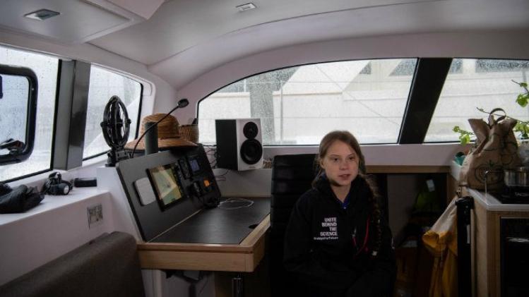 Greta Thunberg terug naar Europa met catamaran