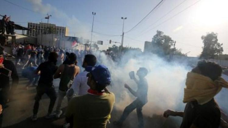 Vier betogers gedood door traangasgranaten in Bagdad