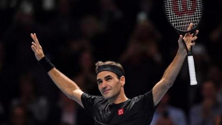 ATP Finals - Federer plaatst zich ten koste van Djokovic voor halve finales