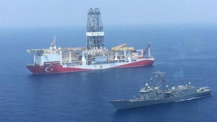 Turkse schepen blijven verder naar aardgas zoeken in Cypriotische wateren