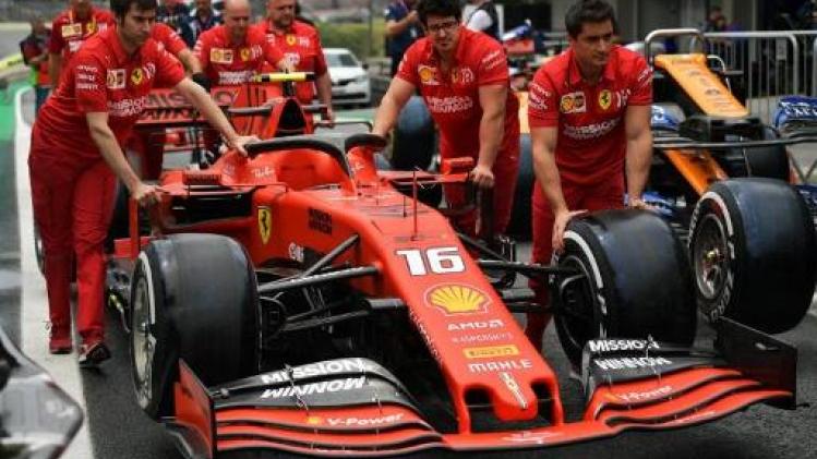 Charles Leclerc verliest tien plaatsen op startgrid F1 - GP van Brazilië