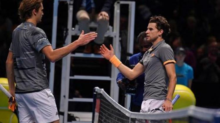 ATP Finals - Dominic Thiem voorbij titelverdediger Alexander Zverev naar finale