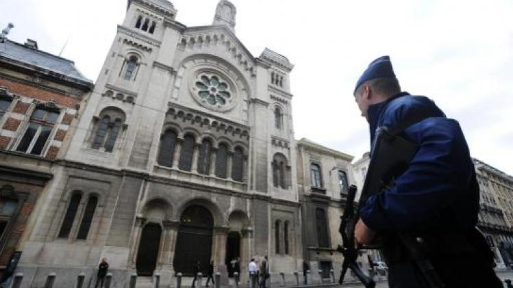 Politie oefent op dreigingen aan synagoge van Brussel