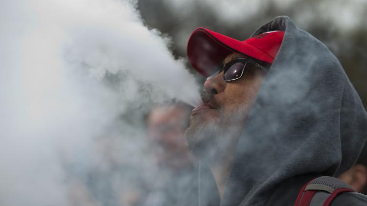 United Vapers Alliance protest against expected flavored e-cigarette ban