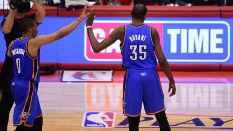Oklahoma City stoot door in NBA play-offs