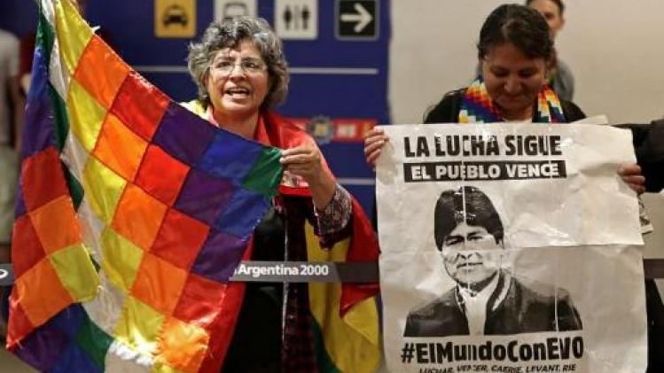 Onrust Bolivia - Twee kinderen van Evo Morales aangekomen in Buenos Aires