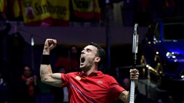 Davis Cup - Roberto Bautista Agut bezorgt Spanje voorsprong in finale
