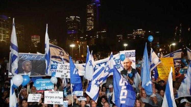 Aanhangers van Netanyahu protesteren tegen "staatsgreep"