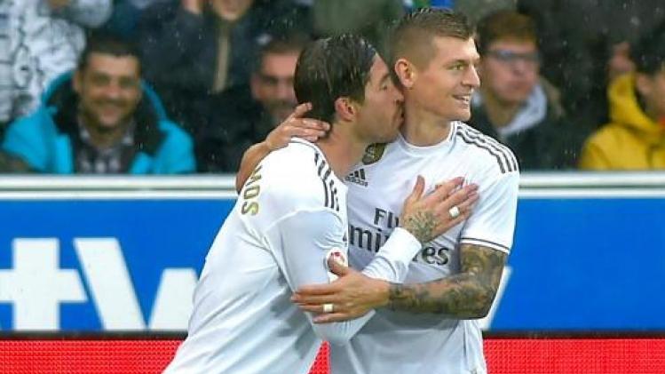 Real Madrid pakt zonder Courtois en Hazard driepunter bij Alaves